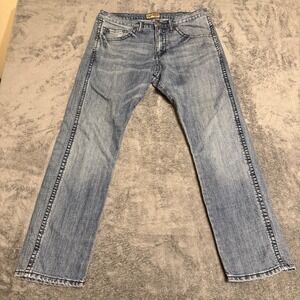 Wrangler 20X Mens Straight‎ Leg Denim Jeans Size 36x32